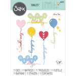 Sizzix Thinlits Dies By Olivia Rose 11/Pkg Balloon Occasions