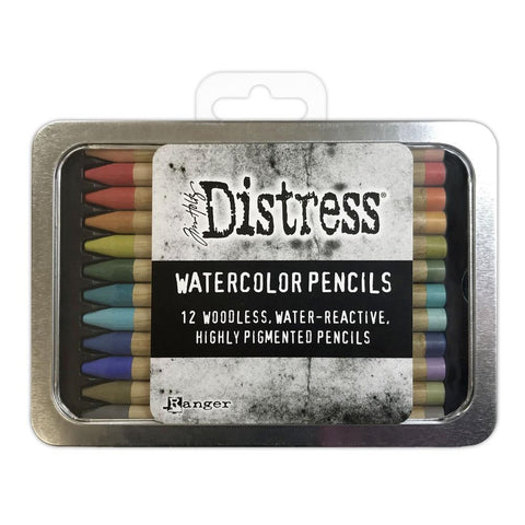 Tim Holtz -  Distress Watercolor Pencils 12/Pkg Set 3