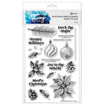 LC Simon Hurley create. Clear Stamps 6"X9" Halftone Holiday