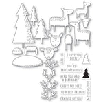 Poppystamps Stamp & Die Set Whittle Forest Reindeer