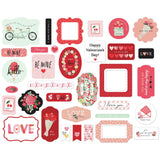 Carta Bella Cardstock Ephemera 33/Pkg Icons, My Valentine