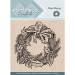 Find It Trading Card Deco Essentials Clear Stamp Christmas Wreath
