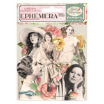 Stamperia Cardstock Ephemera Adhesive Paper Cut Outs Rose Parfum Frames & Ladies