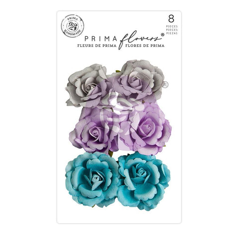 Prima Marketing Mulberry Paper Flowers Glory/Aquarelle Dreams