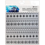 Simon Hurley create. Cling Stamps 6"X6" Magic Stripes