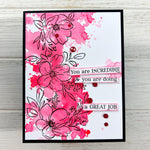 Pinkfresh Studio Clear Stamp Set 4"X6" You're The Best