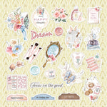 Asuka Studio Dusty Rose Ephemera Cardstock Die-Cuts