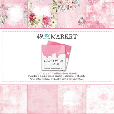 49 And Market Collection Pack 12"X12" Color Swatch: Blossom