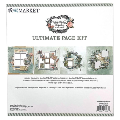 49 And Market Ultimate Page Kit Vintage Artistry Tranquility