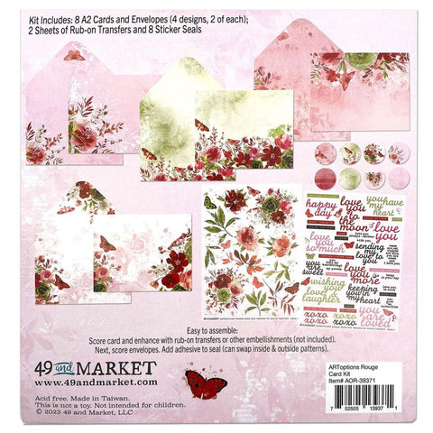 49 And Market Card Kit ARToptions Rouge