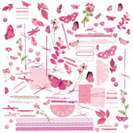 49 and Market Color Swatch: Blossom Laser Cut Outs Elements