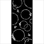 Stamperia Stencil 4.72"X9.84" Create Happiness Welcome Home Garlands