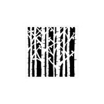 Crafter's Workshop Template 6"X6" Birch Trees