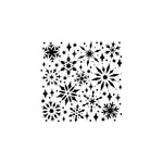 Crafter's Workshop Template 6"X6" Snowflake Sparkles