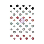 Prima Marketing Spring Abstract Say It In Crystals Assorted Dots 48/Pkg