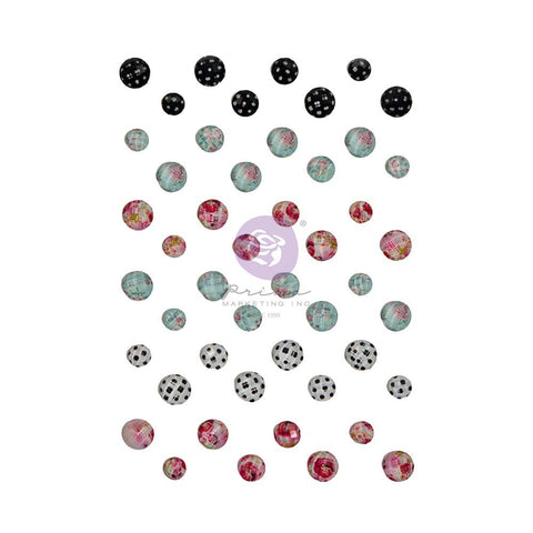 Prima Marketing Spring Abstract Say It In Crystals Assorted Dots 48/Pkg