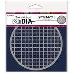 Dina Wakley Media Stencils 5"X5" Coasters 1