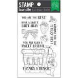 Hero Arts Clear Stamp & Die Combo Berry Basket