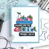 Hero Arts Clear Stamp & Die Combo Berry Basket