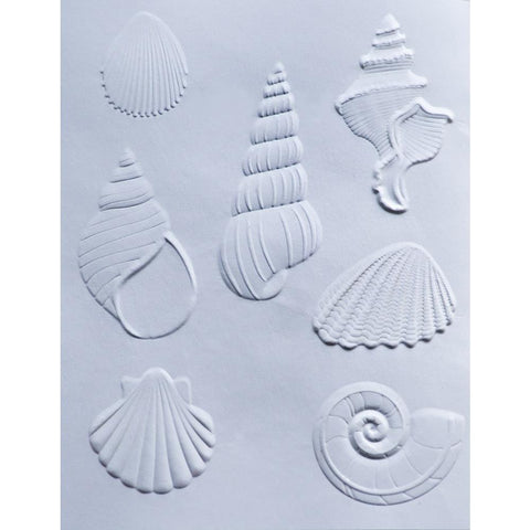 Memory Box 3D Embossing Folder & Dies Dazzling Seashells