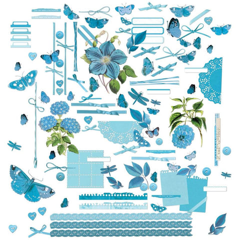 49 And Market Color Swatch: Ocean Laser Cut Outs Elements