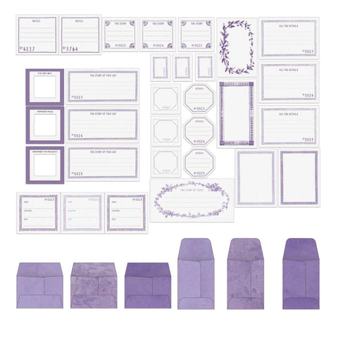 49 and Market Color Swatch: Lavender Envelope Bits