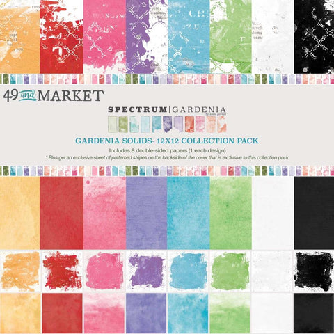 49 And Market Collection Pack 12"X12" Spectrum Gardenia Solids