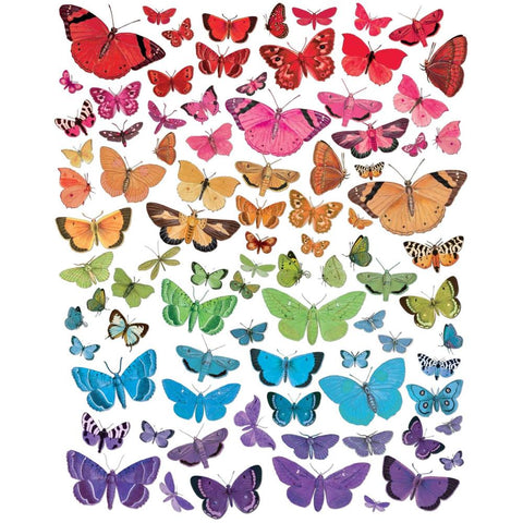 49 and Market Spectrum Gardenia Laser Cut Outs Butterfly