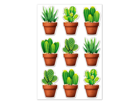 Forever in Time Paper Craft Sticker 3D Pop-Up Succulents