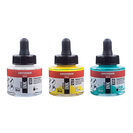 Amsterdam Acrylic Inks 30ml Bottle - VARIOUS COLORS