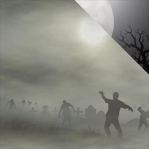 Reminisce - Attack! Zombies Double-Sided Cardstock 12"X12"