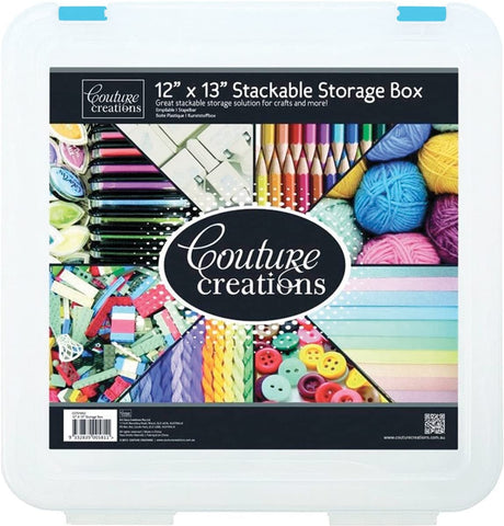 Couture Creations Stackable Storage Box 12"X13"