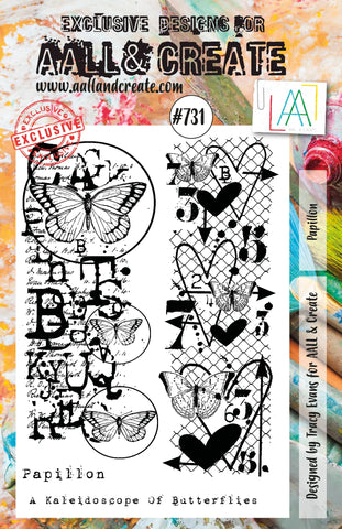 S40 AALL & Create - #731 - A5 STAMP - Papillon