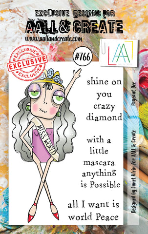 AALL & Create - #766 - A7 STAMP - Pageant Dee