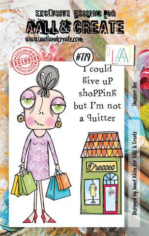 AALL & Create - #779 - A7 STAMPS - SHOPPER DEE