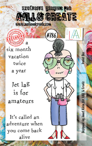 AALL & Create A7 STAMP #786 Travel Dee