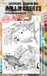 AALL & Create #800 - A6 STAMP - Feather Besties