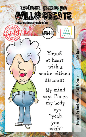 AALL & Create #844- A7 STAMP - Ester Jean