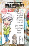 AALL & Create #846- A7 STAMP - Hello Gorgeous