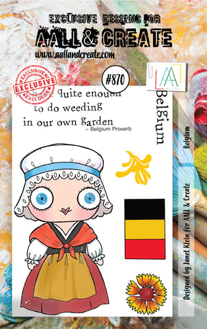 AALL & Create #870 - A7 STAMPS - BELGIUM