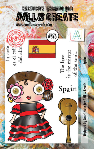 AALL & Create #876 - A7 STAMPS - SPAIN
