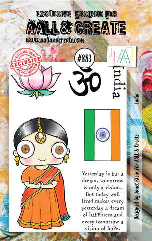 S25 AALL & Create #883 - A7 STAMP - INDIA