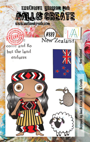 AALL & Create #889 - A7 STAMP - NEW ZEALAND