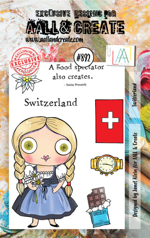 S25 AALL & Create #892 - A7 STAMP - SWITZERLAND