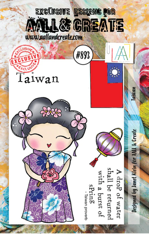S25 AALL & Create #893 - A7 STAMP - TAIWAN