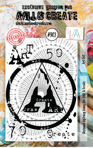 AALL & Create #902 - A7 STAMPS - ART 360