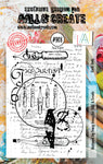 AALL & Create #908 - A7 STAMP - QUILL ENDS11