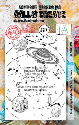 AALL & Create #912 - A7 STAMP - ASTROVENTURER