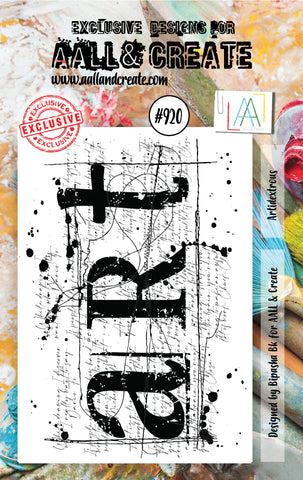 AALL & Create #920 - A7 CLEAR STAMP SET - ARTIDEXTROUS