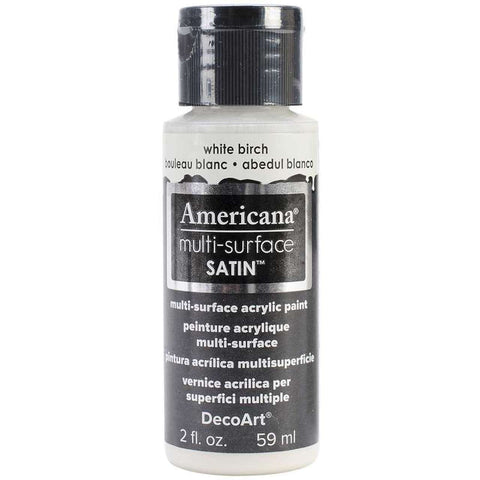 Americana Multi-Surface Satin Acrylic Paint 2oz - White Birch